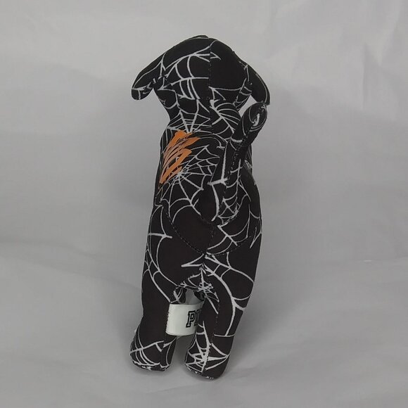 Victoria's Secret PINK Dog Halloween Spider Web  Boo! Dog Black White BOO - Picture 9 of 16